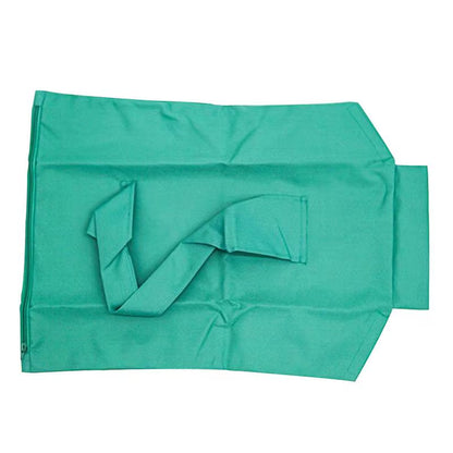 Turquoise plush 2-in-1 cat carrier tote bag with handles displayed flat, showing convertible design.